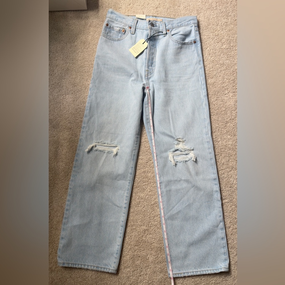 Levi's Premium Ribcage Straight Ankle Jeans size 27 x 27, Ojai Up, new tags on